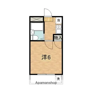 ハイムナカノ【303号室】の間取り