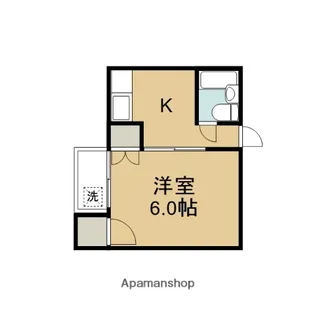 ホワイトコートカヤ【110号室】の間取り