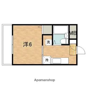 メゾンアサヒ【303号室】の間取り