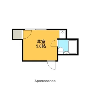 サンハイツ【202号室】の間取り