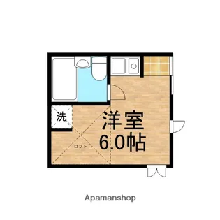 コア新川崎【102号室】の間取り