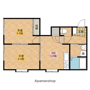 ハイツエクセル【102号室】の間取り