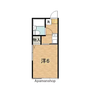 コーポ1652【2階】の間取り