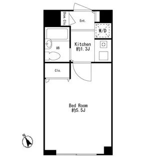 センチュリー川崎高津【1階】の間取り