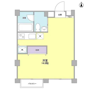 元住吉アートフラッツ【3階】の間取り