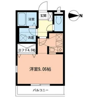 ヴァン・ヴェール玉川【1階】の間取り