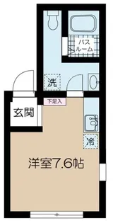 BELLE SCENE HIRAMAーベルセーヌ平間ー【3階】の間取り