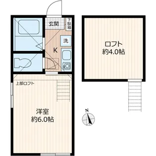 ラコルタ新町【101号室】の間取り