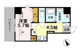 アイリス大森【7階】の間取り