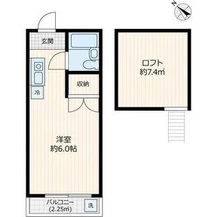 ティモス百合ヶ丘B棟【2階】の間取り