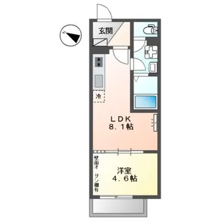 グラン ジャルダン【2階】の間取り