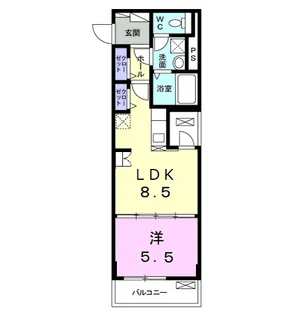 LE LIEN(ルリアン) 絆【2階】の間取り