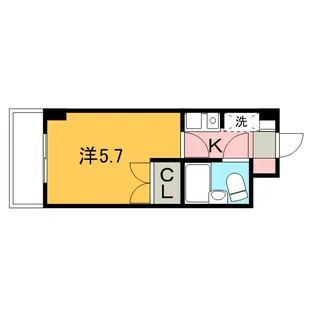 ジョイテル武蔵小杉【3階】の間取り