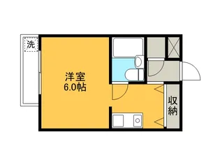 プリベール新城【4階】の間取り
