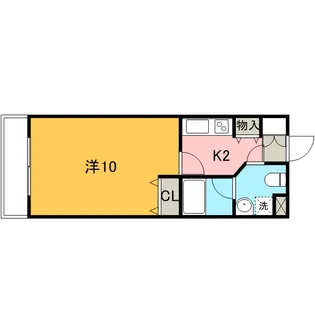 ヴェルデュール栗原【0107号室】の間取り