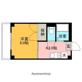 パティオ日吉【2階】の間取り