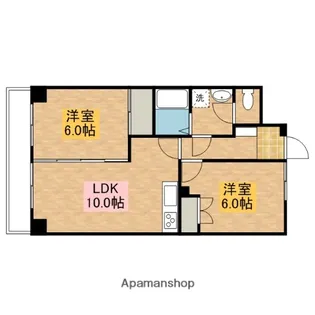 カメリア向ヶ丘【3階】の間取り