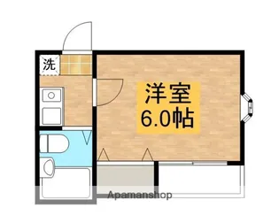 エストリバー【206号室】の間取り