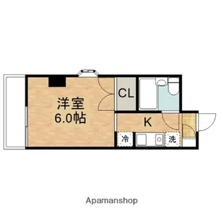 孝友第6ビル グリーンハイツ麻生【2階】の間取り