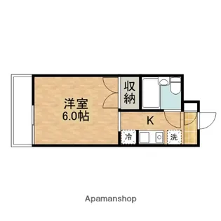 1Rの間取り画像