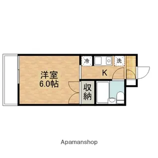 孝友第6ビル グリーンハイツ麻生【1階】の間取り