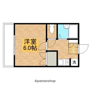 フレンドリーハウス【102号室】の間取り