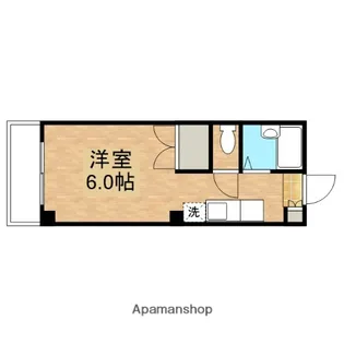 セゾンドゥー【102号室】の間取り