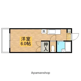 セゾンドゥー【106号室】の間取り