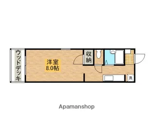 ルーラルハイツB【1階】の間取り