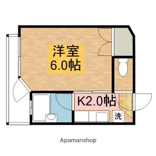 オークスヒヤマ【2階】の間取り