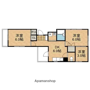 メゾンドピアル【2階】の間取り