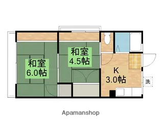 シティハイム小林【2階】の間取り
