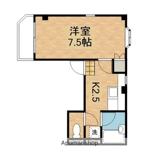 シャトレー・ラ・ドゥー【201号室】の間取り