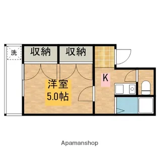 ハイツNAKANO【3階】の間取り