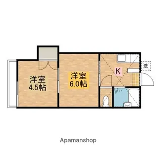 ルグランⅢ【203号室】の間取り