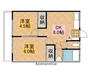 富士見コーポ【2階】の間取り