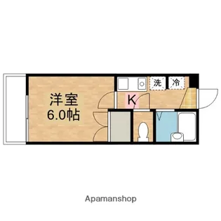 メゾン・アカンサス【2階】の間取り