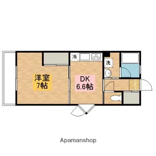 バードタウン8番館【4階】の間取り