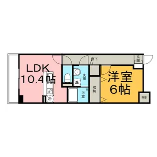 サンリット グローヴ【1階】の間取り
