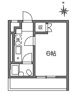 ハニーコート向ヶ丘【1階】の間取り