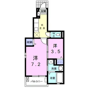 ヌールハリーフⅡ【1階】の間取り