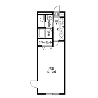 アムール 新百合ヶ丘【1階】の間取り