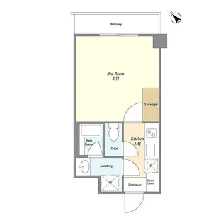 AYUTAKA【3階】の間取り