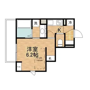 ライズ生田【3階】の間取り