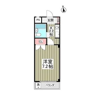 シャトーロマネ【2階】の間取り