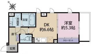 アンジェ百合丘【4階】の間取り