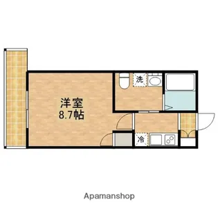 アノンテラス枡形【2階】の間取り