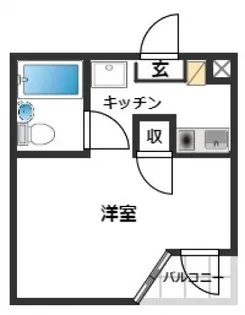 スカイコート日吉第2【301号室号室】の間取り