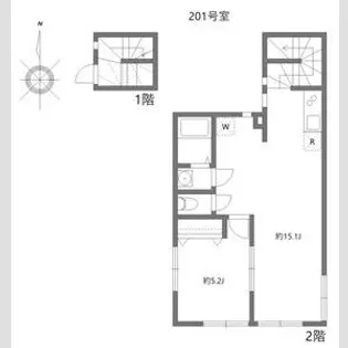 カノア狛江【2階】の間取り