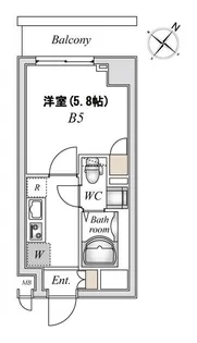 NーSTAGE稲城【0501号室】の間取り